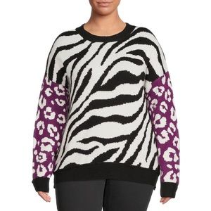 Terra & Sky Print Sweater * Closeout *